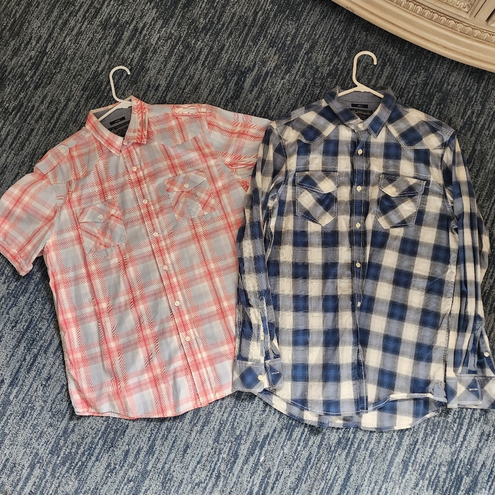 Bundle of American Rag Plaid Shirts